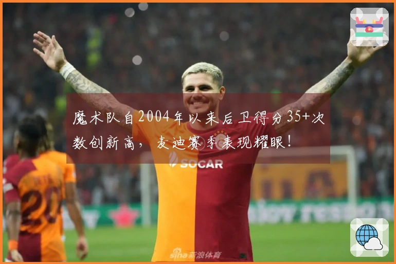 魔术队自2004年以来后卫得分35+次数创新高，麦迪赛季表现耀眼！